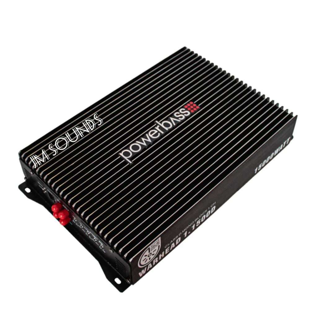 Amplifiers & Equalizers POWERBASS WARHEAD 1.5000D 45000W MONOBLOCK AMPLIFIER for sale in